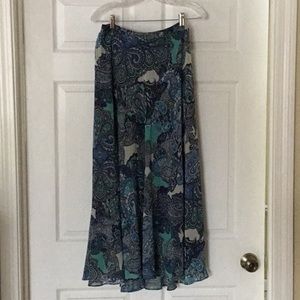 Chiffon maxi skirt